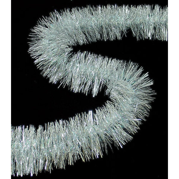 Northlight 12ft Snowblush Artificial Tinsel Christmas Garland Unlit
